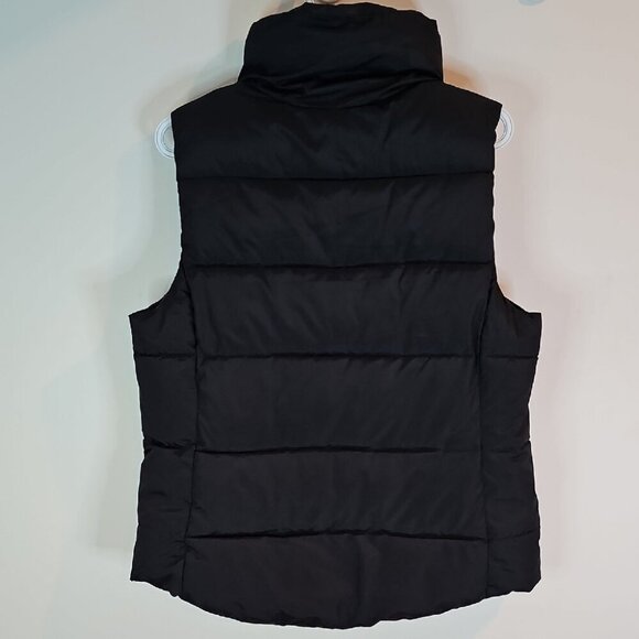 Old Navy Large Black Textured Fabric Puffer Vest - Picture 4 of 9